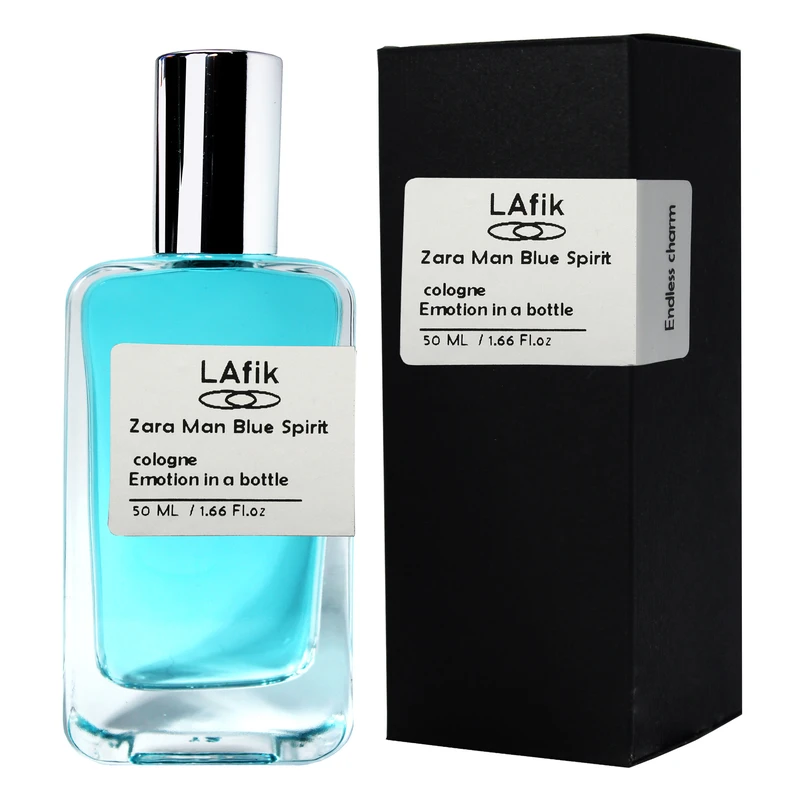 ادو پرفیوم مردانه لافیک مدل زارا من بلو اسپریت با رایحه خنک و تند حجم 50 میلی لیتر