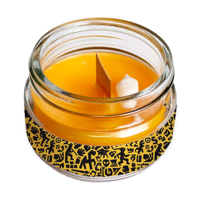 شمع لیوانی طرح مینیمال مدل C348