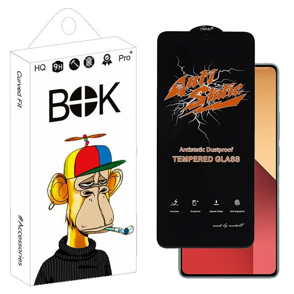 محافظ صفحه نمایش بوک مدل Antistatic Touch مناسب برای گوشی موبایل شیائومی redmi note 13 5G / 13 pro 4G