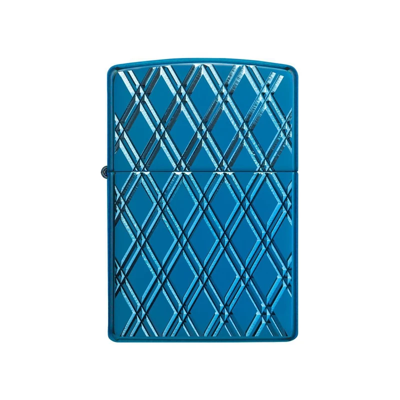 فندک زیپو مدل Armor High Polish Blue Diamonds کد 29964