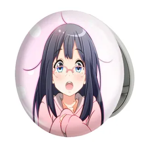 آینه جیبی خندالو طرح کیتاشیراکاوا تاماکو انیمه فروشگاه تاماکو Tamako Market مدل تاشو کد 22511 