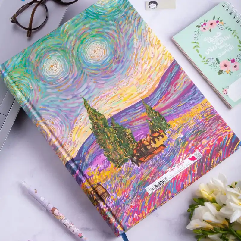 سالنامه سال 1402 برگ تحریر طرح یه سال خوب مدل ونگوگ کد VTA46_1402