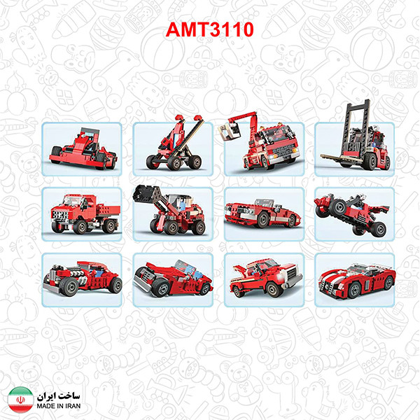 ساختنی آوا طرح ماشین مدل AMT3110 کد 1