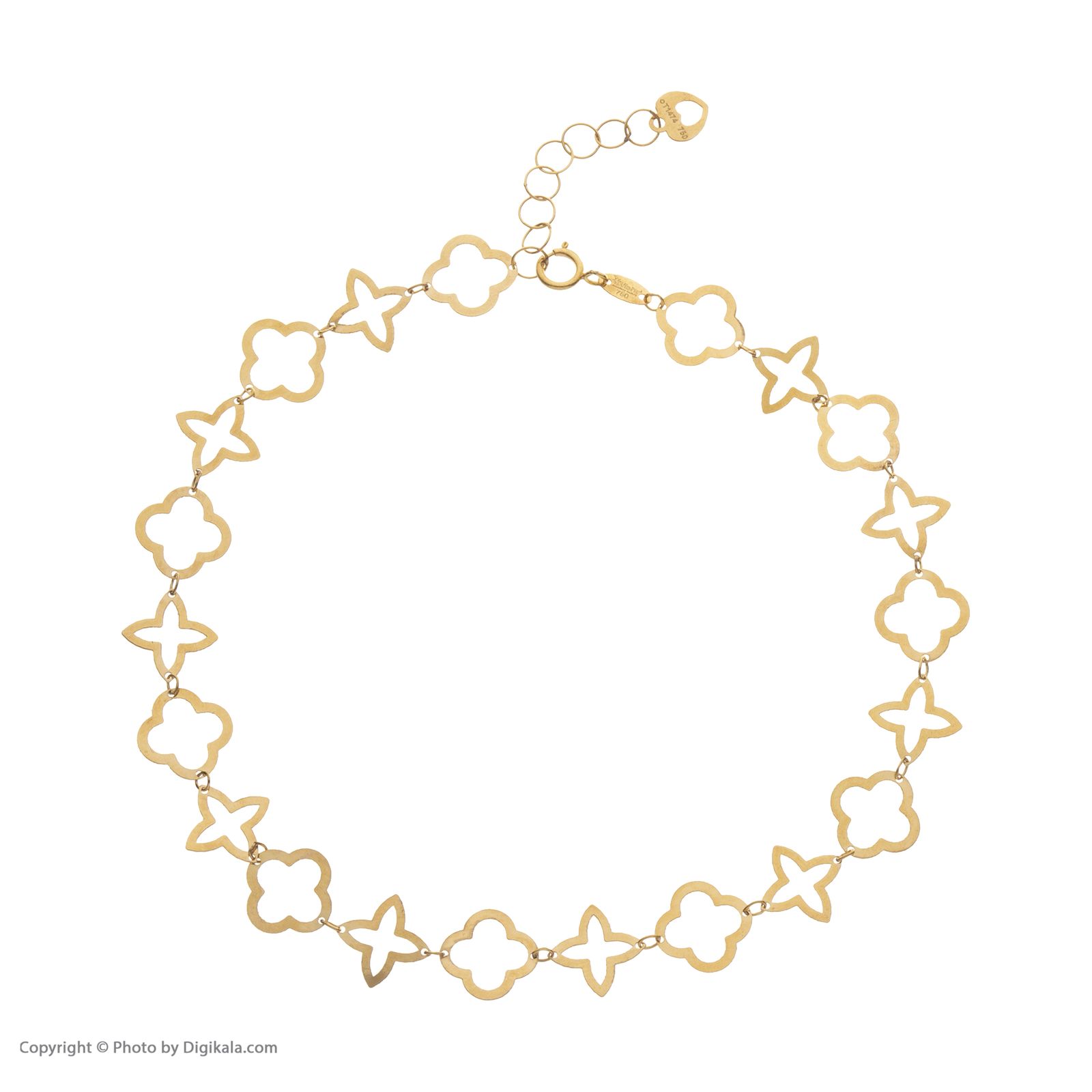 پابند طلا 18 عیار زنانه مایا ماهک مدل MA0162 -  - 2