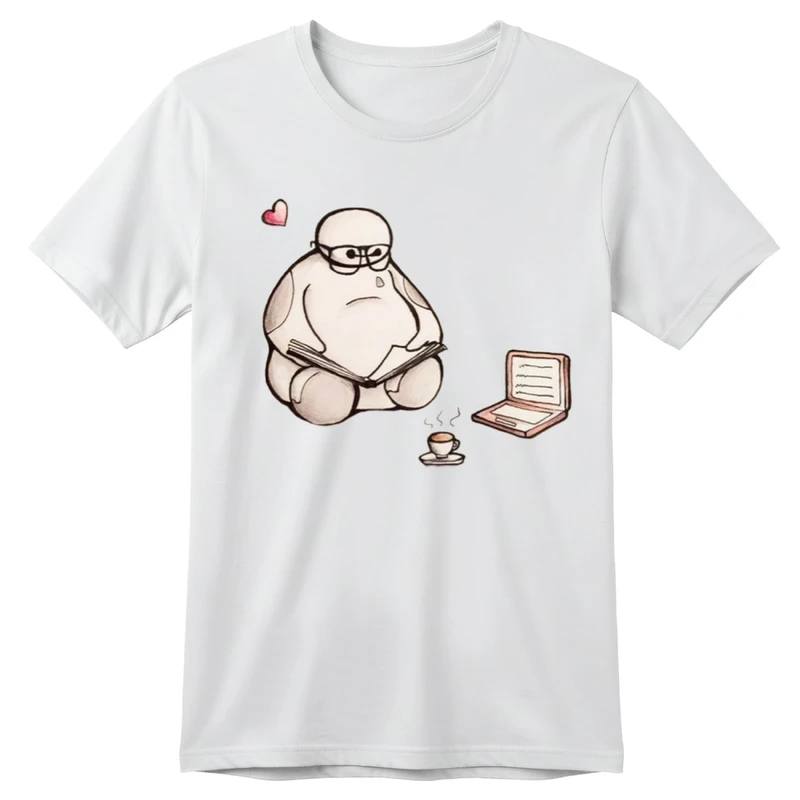 تی‌شرت آستین کوتاه بچگانه مدل بیمکس و کتاب کد p2 