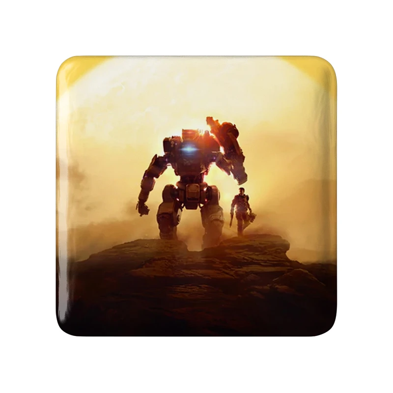 مگنت خندالو طرح بازی تایتان فال (Titanfall) مدل مربعی کد 32607