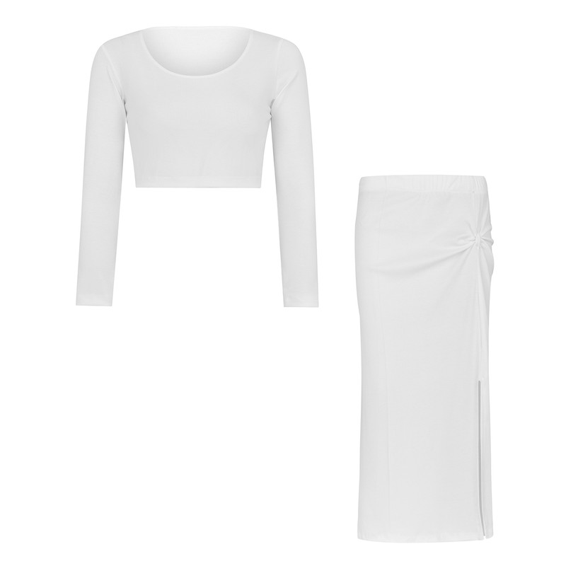 ست کراپ و دامن زنانه ناتوسا مدل NT820-5