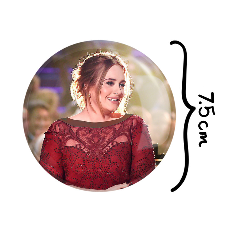 آینه جیبی خندالو طرح ادل Adele مدل تاشو کد 18990