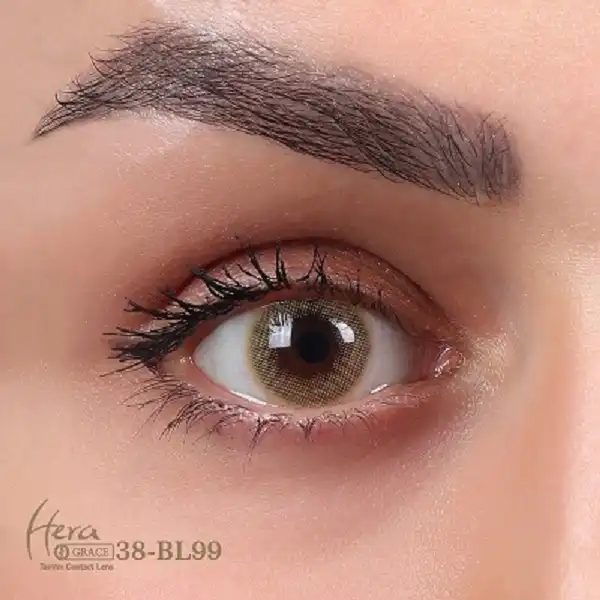 لنز چشم گریس هرا شماره 38 مدل BL 99 رنگ سبز عسلی