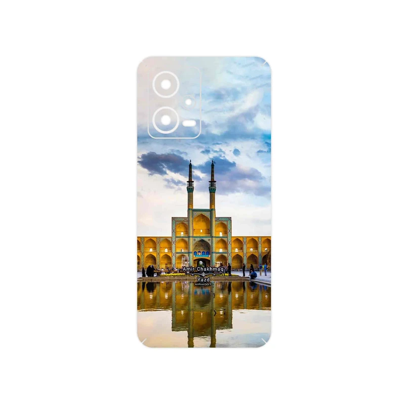 برچسب پوششی ماهوت مدل Amir Chakhmaq Square Yazd مناسب برای گوشی موبایل شیائومی Redmi Note 12 5G