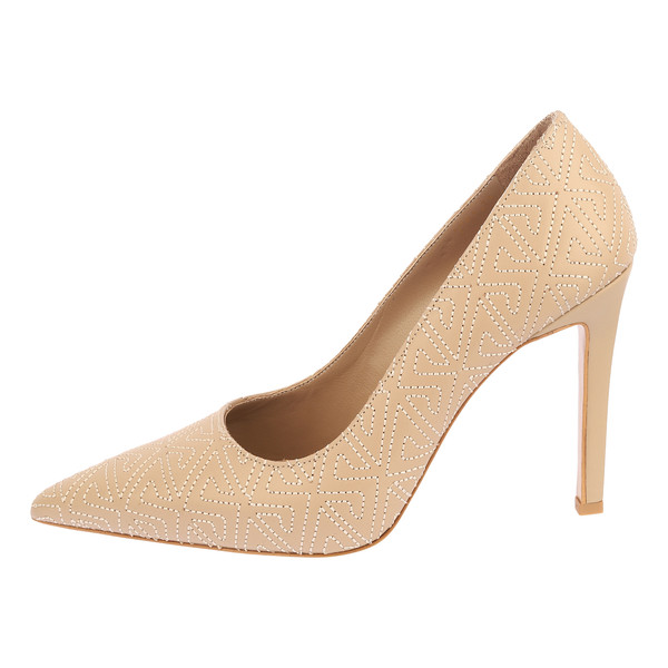 کفش پاشنه‌دار زنانه چرم مشهد مدل J2791-055-38