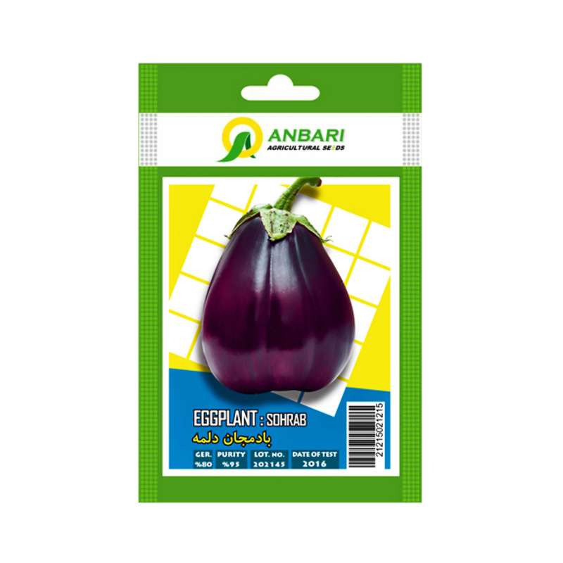 بذر بادمجان دلمه عنبری کد BZA-042