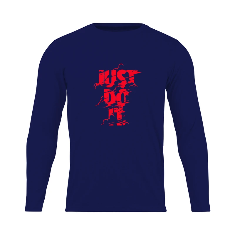 تی شرت آستین بلند مردانه مدل just do it کد 0787