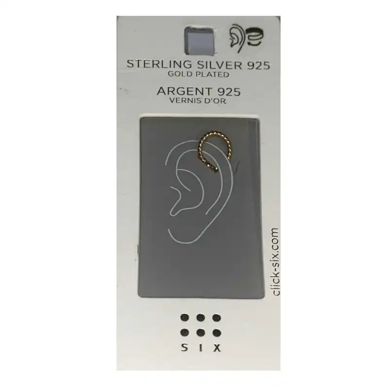 پیرسینگ نقره زنانه سیکس مدل کلیپسی