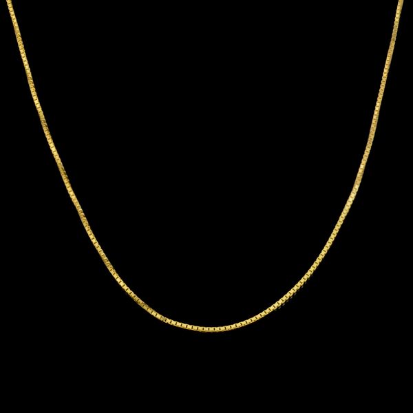 زنجیر طلا 18 عیار زنانه طلای مستجابی مدل ونیزی M03