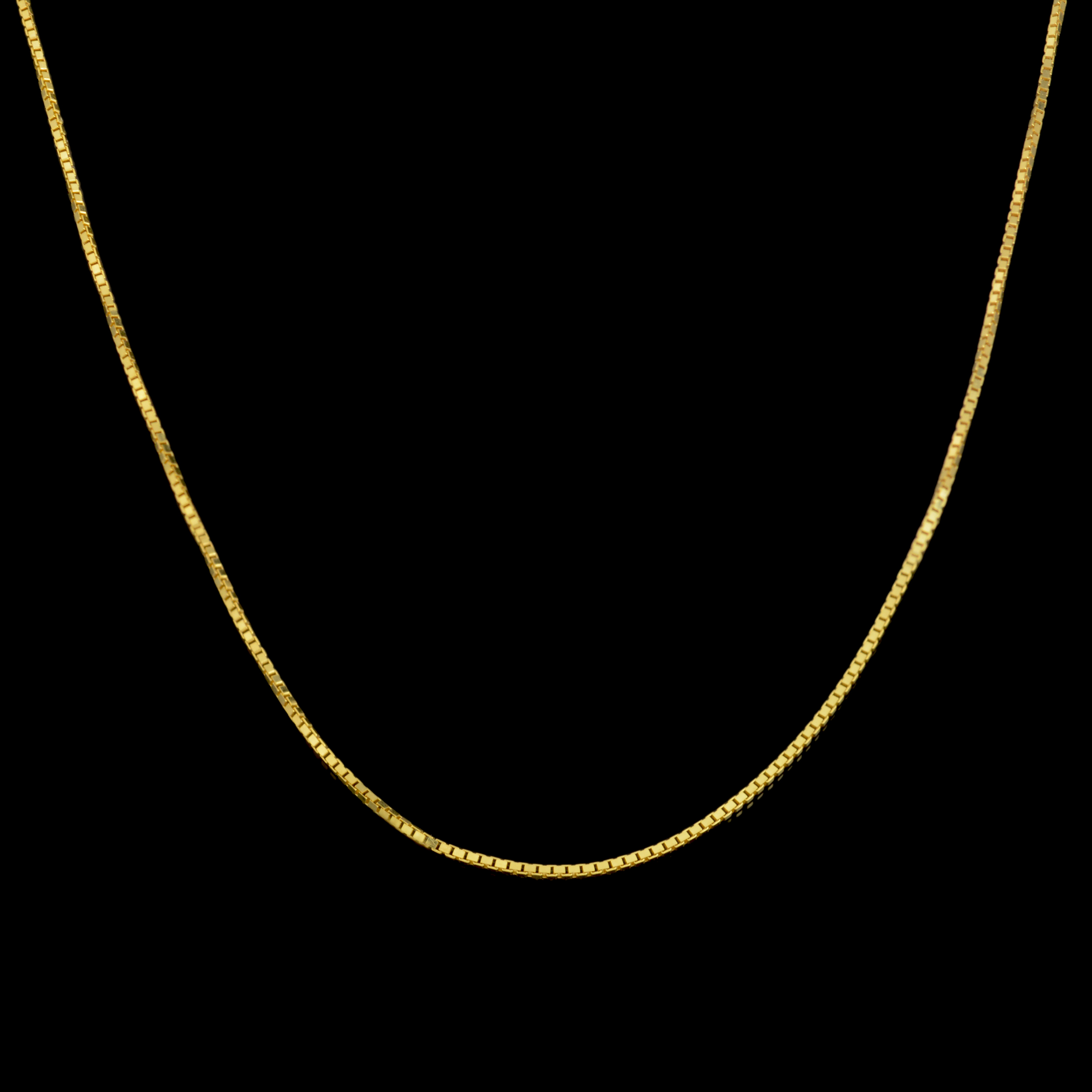 زنجیر طلا 18 عیار زنانه طلای مستجابی مدل ونیزی M03 -  - 1