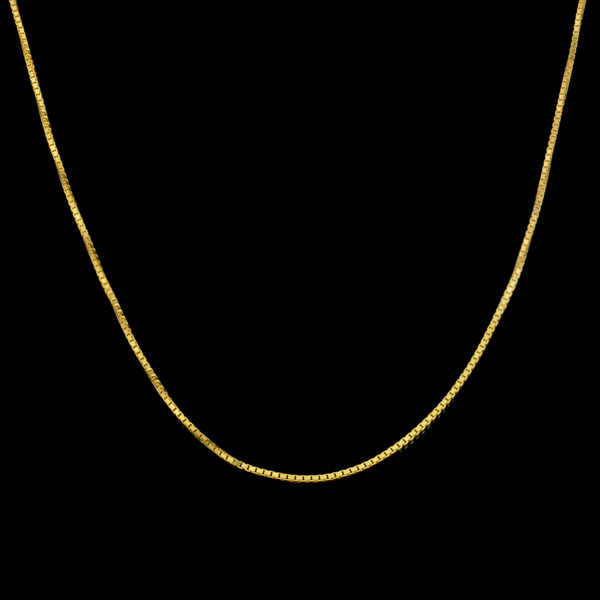 زنجیر طلا 18 عیار زنانه طلای مستجابی مدل ونیزی کد M06