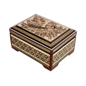 جعبه جواهرات خاتم کاری کد 922