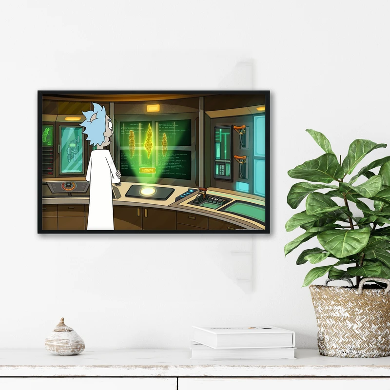 تابلو آتریسا طرح ریک اند مورتی مدل ATr0206