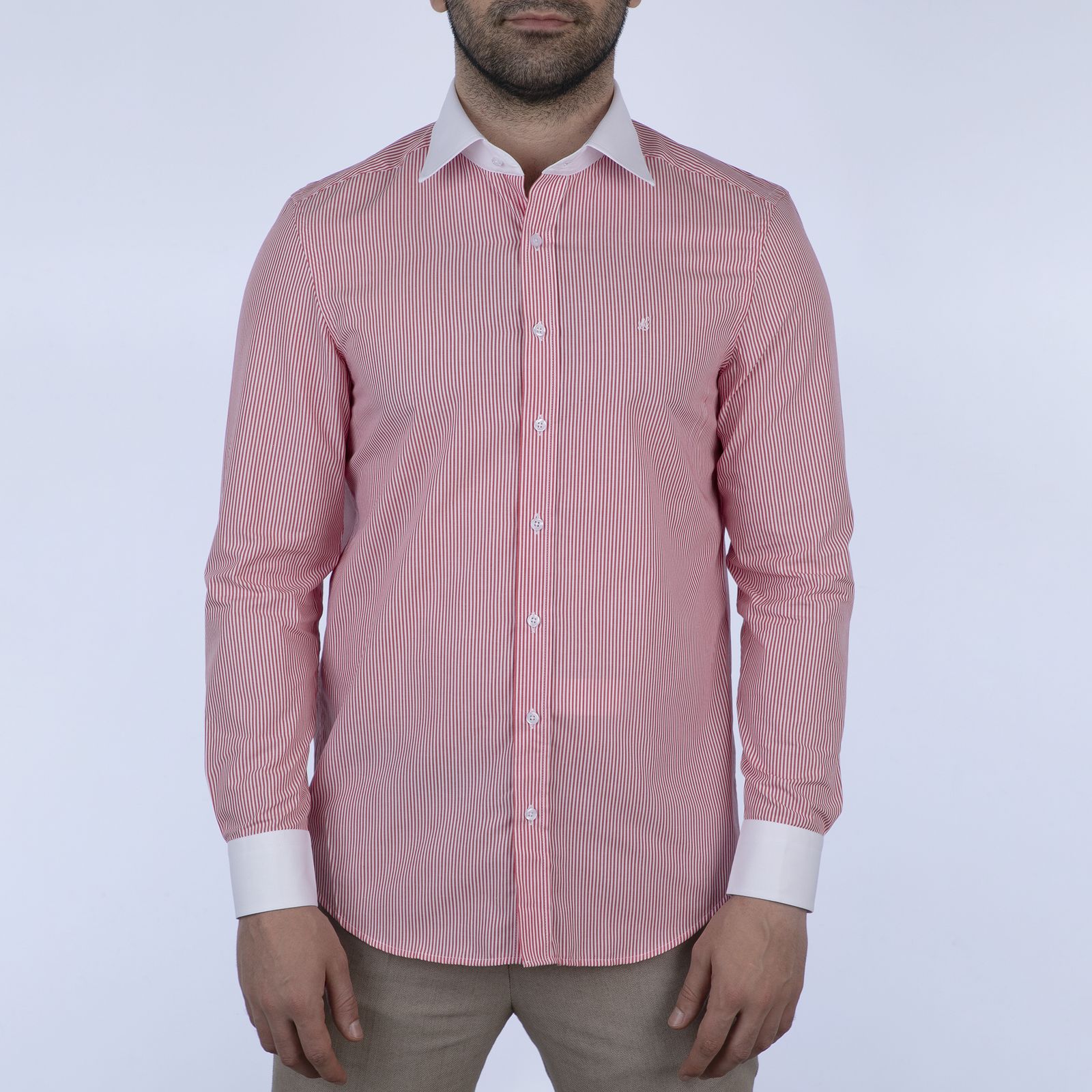 پیراهن آستین بلند مردانه ال سی من مدل 100549-182