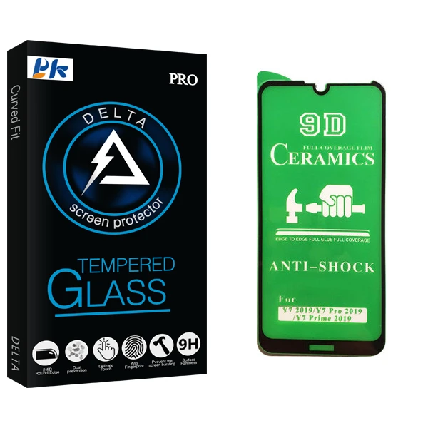 محافظ صفحه نمایش سرامیکی پی کی مدل Delta Glass مناسب برای گوشی موبایل هوآوی Y7 2019