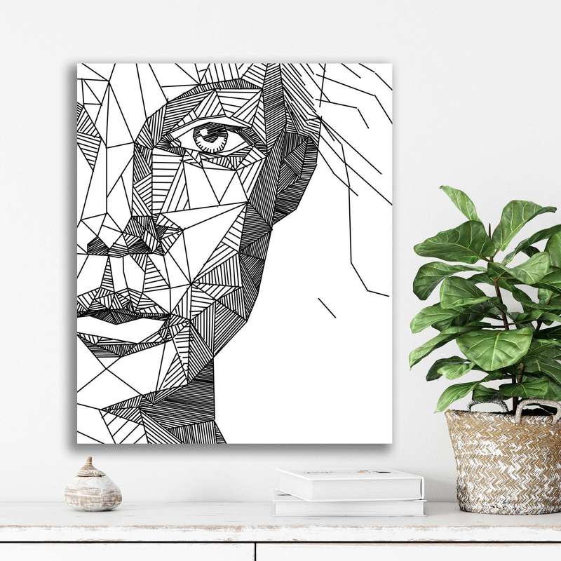 تابلو شاسی آتریسا مدل لاین ارت مینیمال Abstract Line تابلو شاسی آتریسا مدل لاین ارت مینیمال Abstract Line