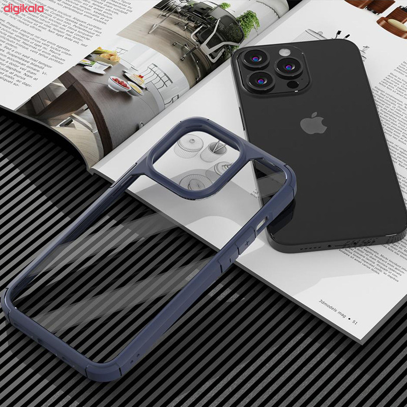 کاور آیرون من مدل SPG مناسب برای گوشی موبایل اپل iPhone 14 Pro به همراه قلم لمسی