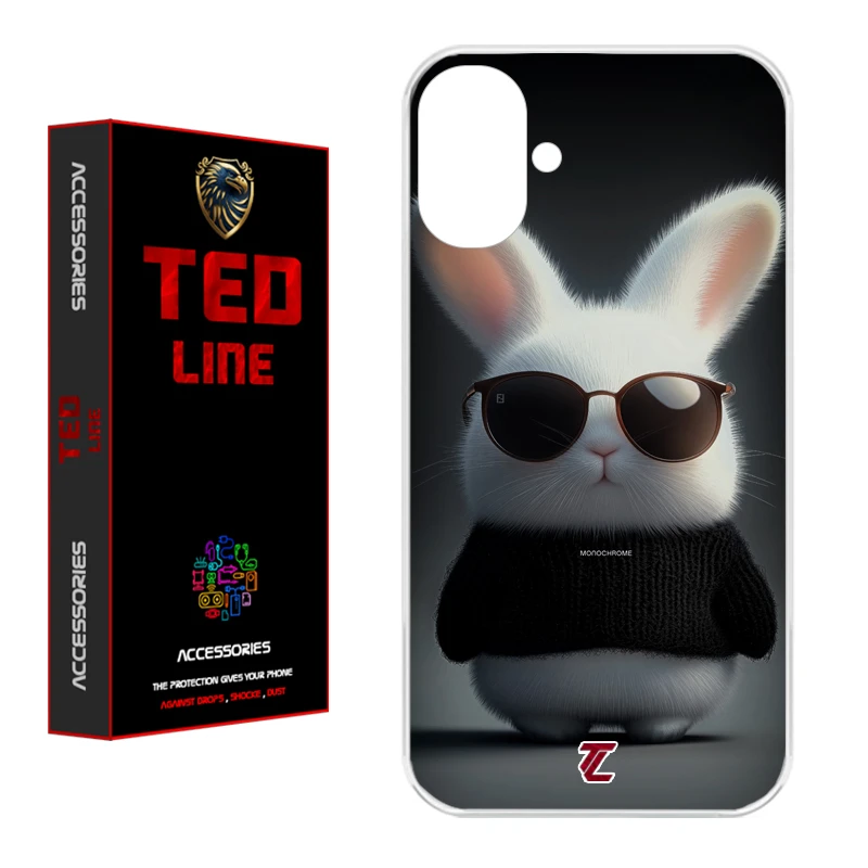 کاور تد لاین طرح خرگوش کد 1106 مناسب برای گوشی موبایل اپل Iphone 16  