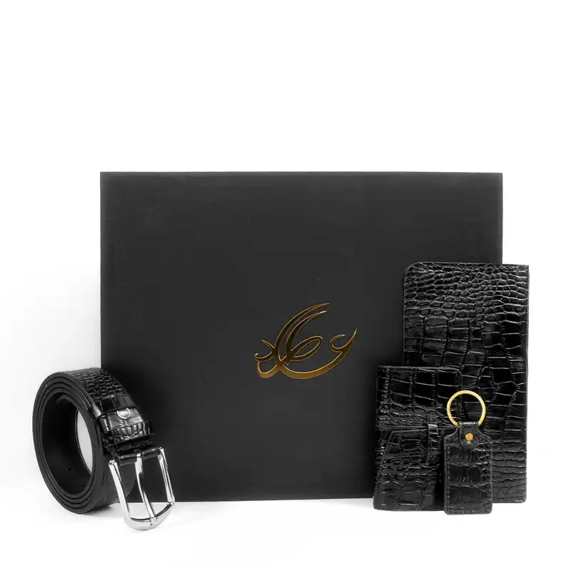 ست هدیه چرم عطارد مدل چرم طبیعی کد A82