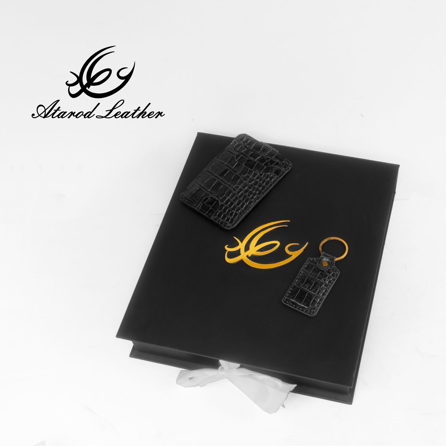 ست هدیه چرم عطارد مدل چرم طبیعی کد A98 -  - 2