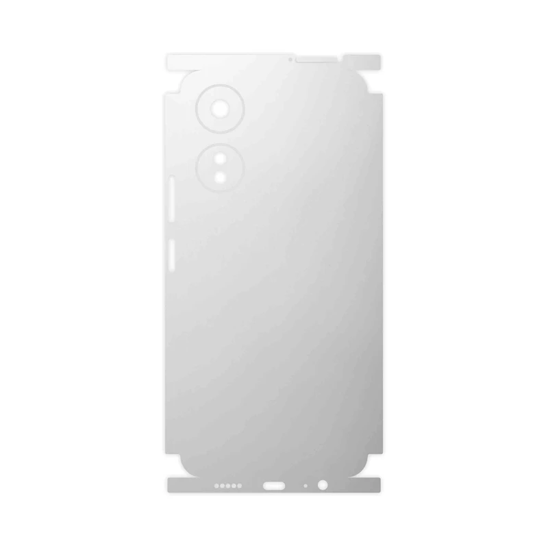 برچسب پوششی ماهوت مدل Matte-White-FullSkin مناسب برای گوشی موبایل آنر X5 Plus
