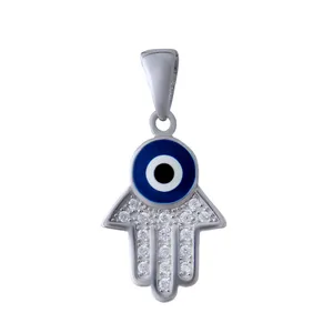      آویز گردنبند نقره زنانه بازرگانی میلادی کد PKR-129