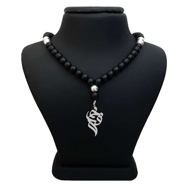 گردنبند نقره مردانه ترمه ۱ مدل فرخ کد ma 1433 گردنبند نقره مردانه ترمه ۱ مدل فرخ کد ma 1433