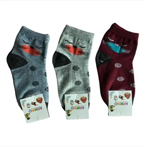 جوراب ساق کوتاه دخترانه کد 8206258  مجموعه 3 عددی