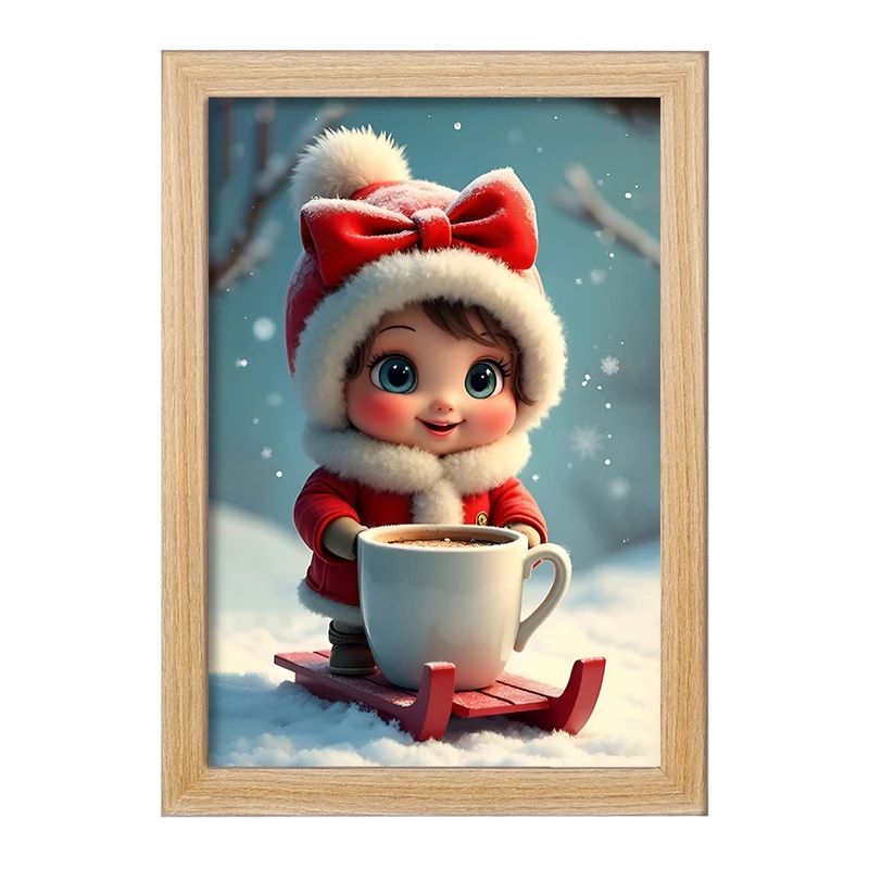 تابلو خندالو مدل دختر بچه ی کیوت کد F7116