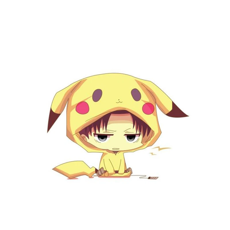 استیکر لپ تاپ و موبایل مدل انیمه طرح اتک ان تایتان لیوای آکرمن attack on titan Levi Ackermann کد 555