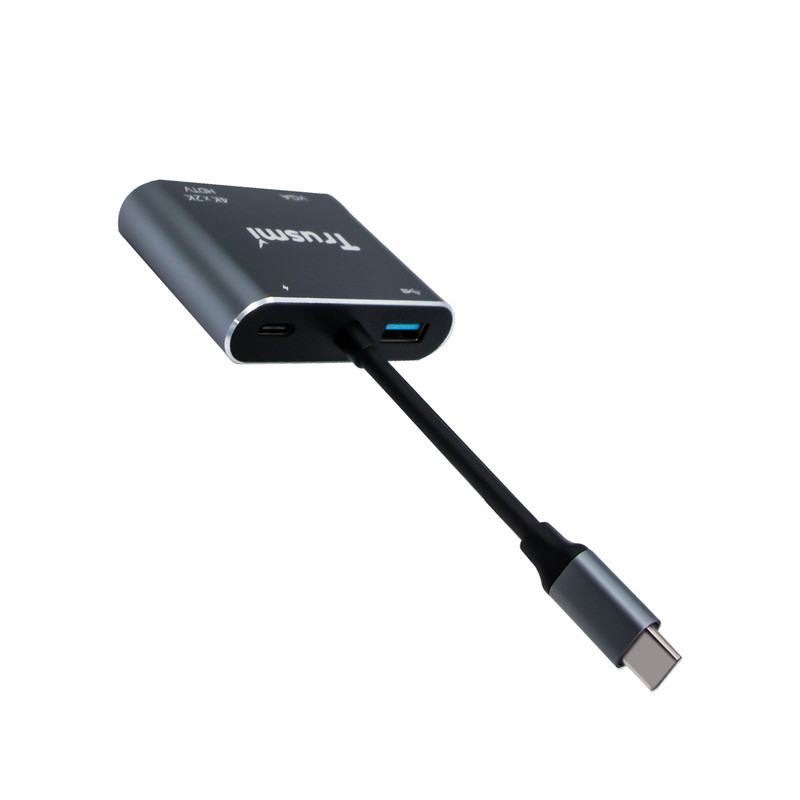 مبدل USB-C به HDMI/USB3.0/VGA تراسمی مدل DS01-03