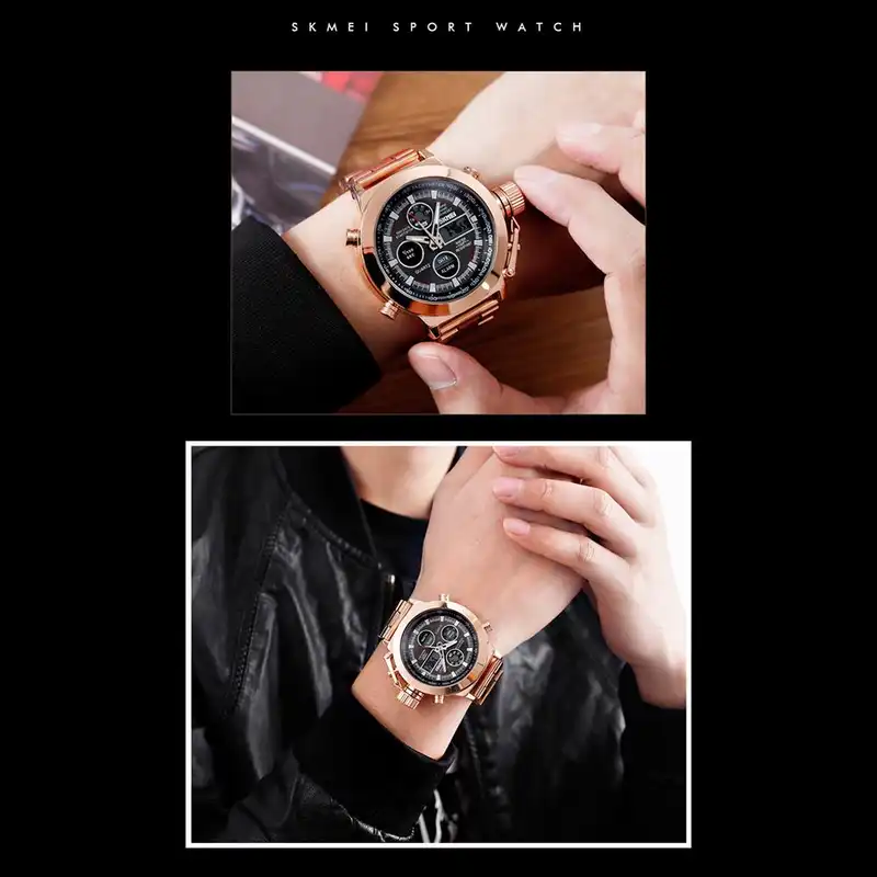 ساعت مچی عقربهای مردانه اسکمی مدل 1515RGBK