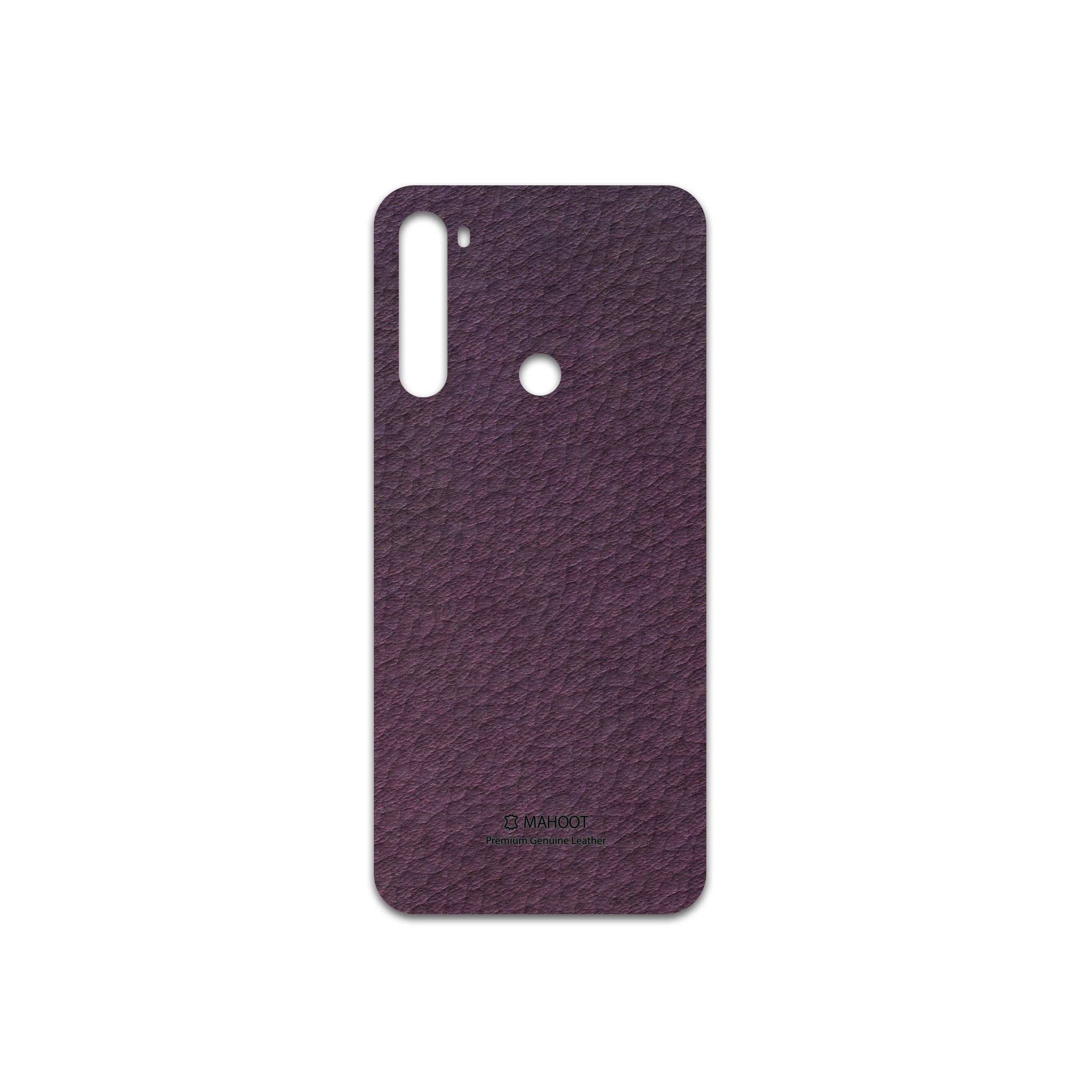 برچسب پوششی ماهوت مدل Purple-Leather مناسب برای گوشی موبایل شیائومی Redmi Note 8T