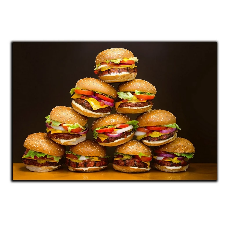 تابلو شاسی بکلیت طرح فست فود همبرگر مدل SH-4942