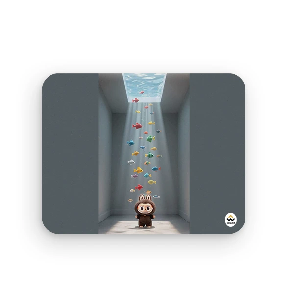 ماوس پد شادیت مدل لبوبو کد012 سایز 24*19 سانتی متر