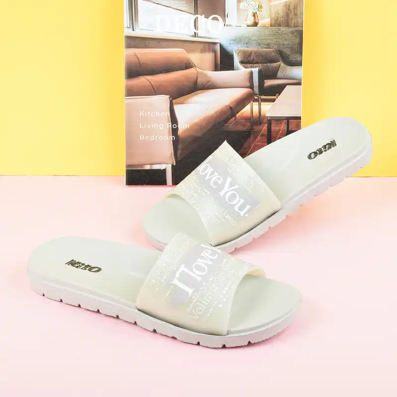 دمپایی زنانه کیتو مدل آی لاو یو کد 2999