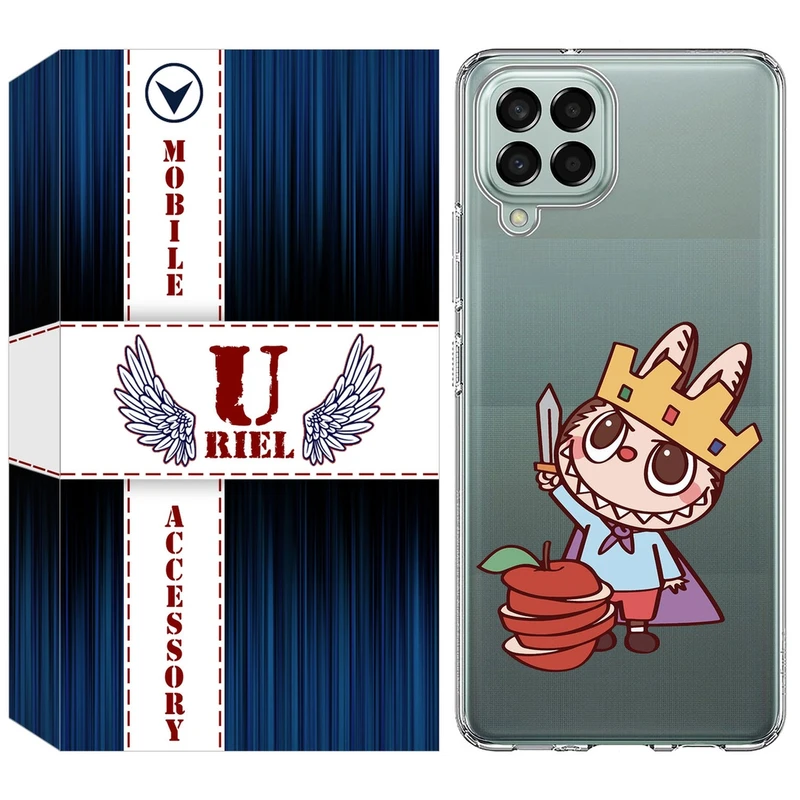 کاور یوریل مدل Clear کد 120 طرح لبوبو مناسب برای گوشی موبایل سامسونگ Galaxy M33