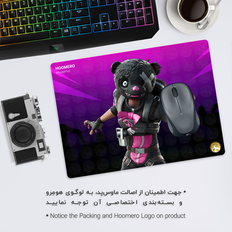 ماوس پد هومرو مدل A4160 طرح بازی Fortnite 1