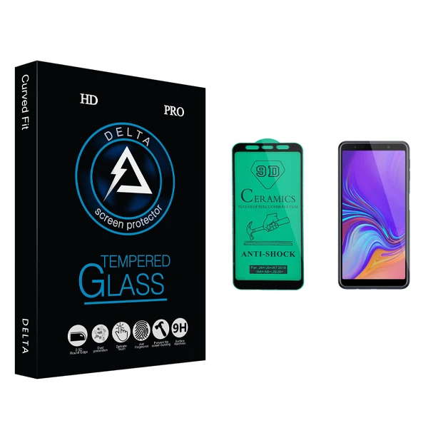 محافظ صفحه نمایش سرامیکی دلتا مدل HD مناسب برای گوشی موبایل سامسونگ Galaxy A7 2018/A750