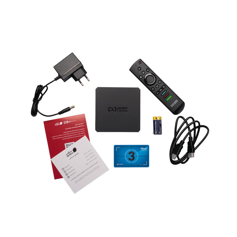 اندروید باکس نت باکس مدل موبو ادیشن به همراه ۳ ماه اشتراک رایگان نماوا