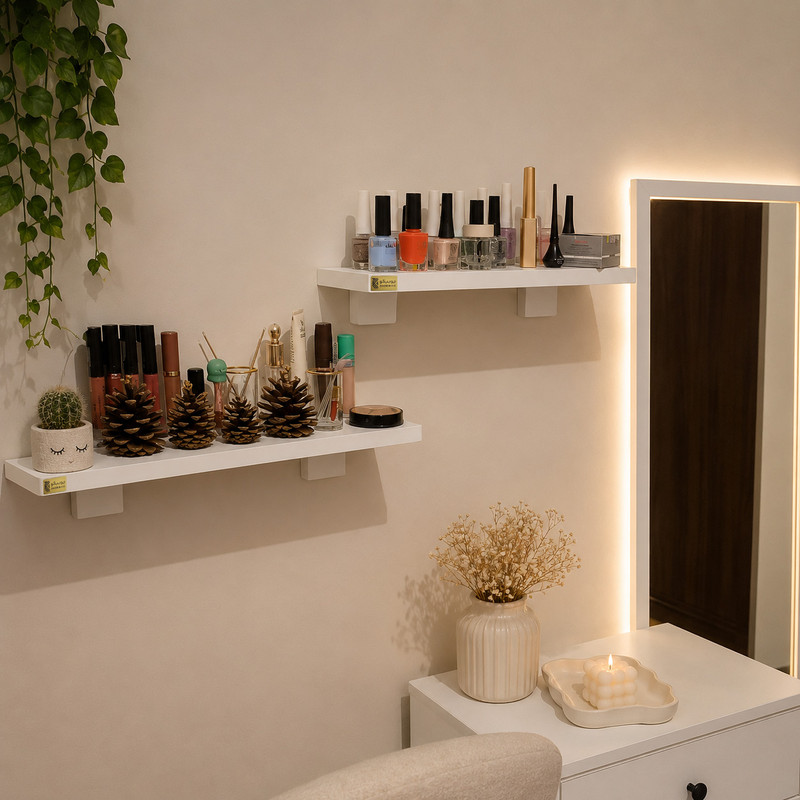 شلف دیواری چوبیکو مدل shelf5015 بسته 2 عددی