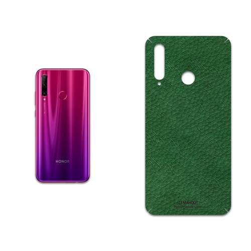 برچسب پوششی ماهوت مدل Green-Leather مناسب برای گوشی موبایل آنر 20 Lite