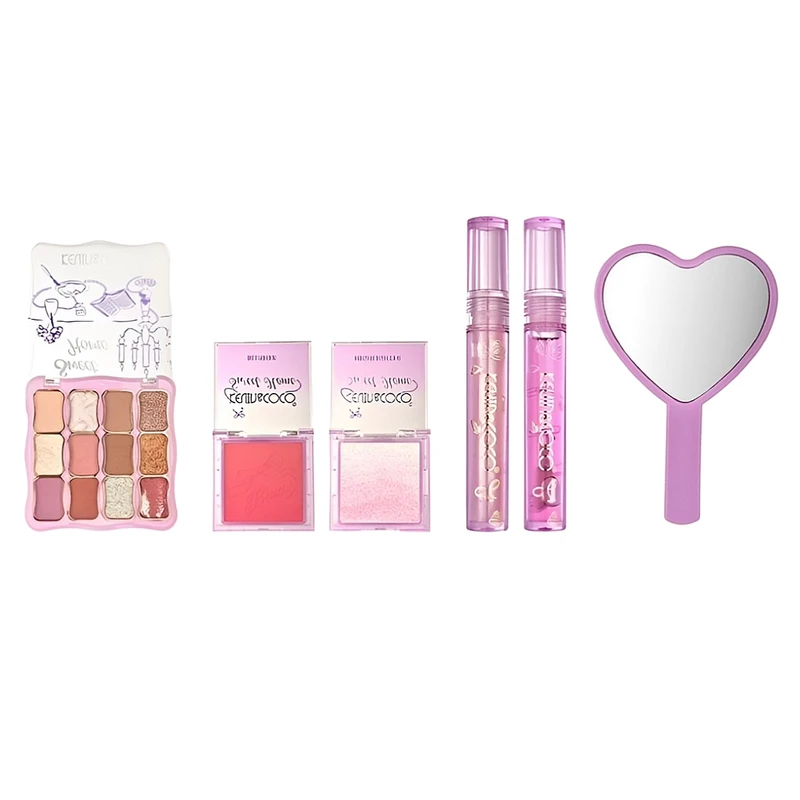 مجموعه آرایش صورت کوین اند کوکو مدل home sweet  بسته ۶ عددی 