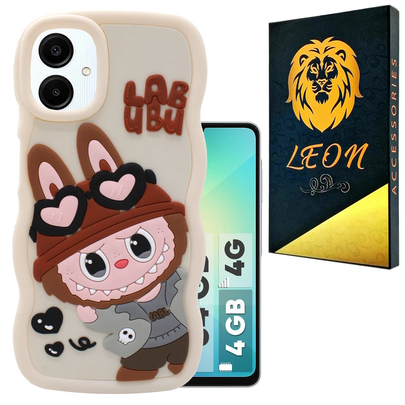 کاور لئون مدل Cream مناسب برای گوشی موبایل سامسونگ Galaxy A06